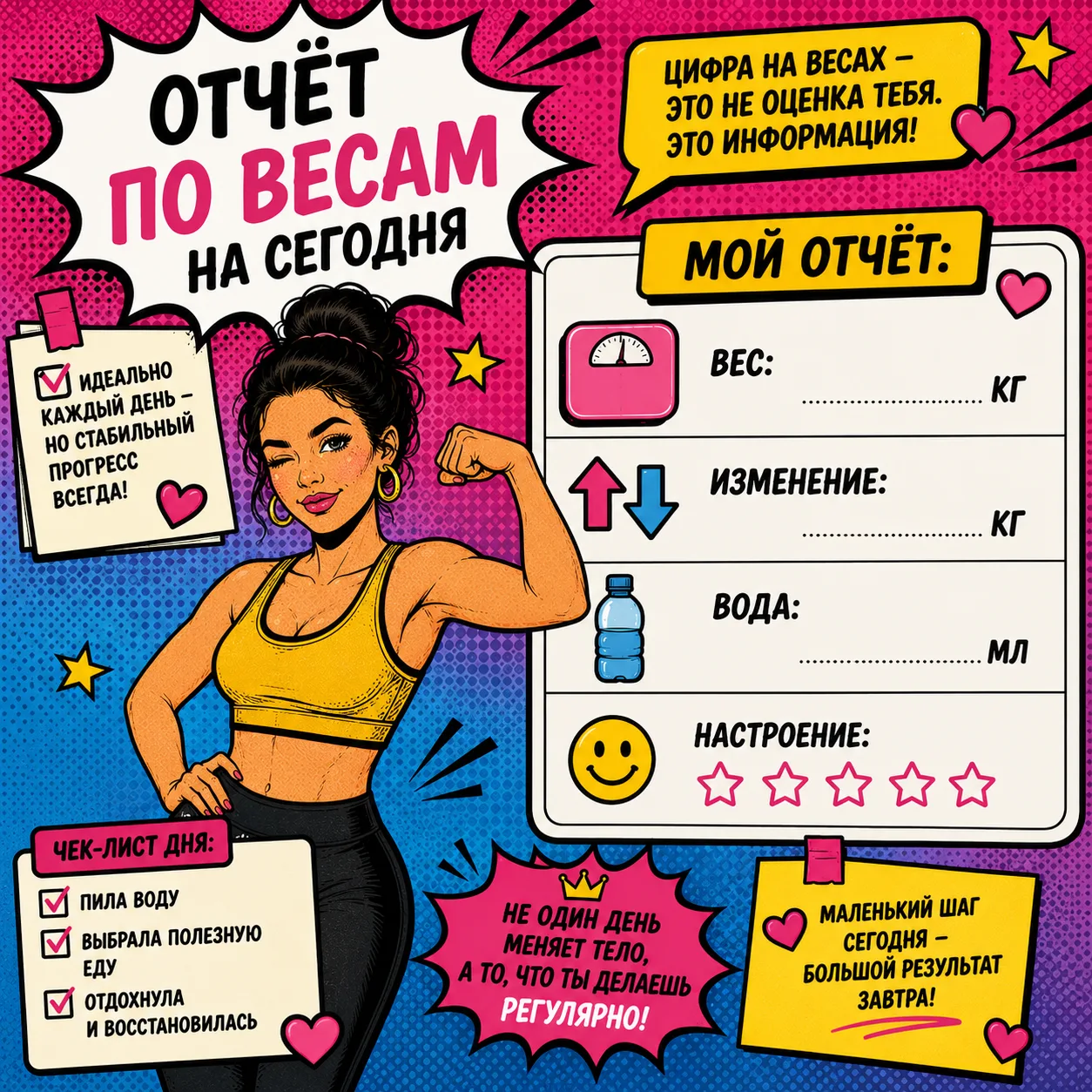 ⚖️ Отчёт по весам на сегодня