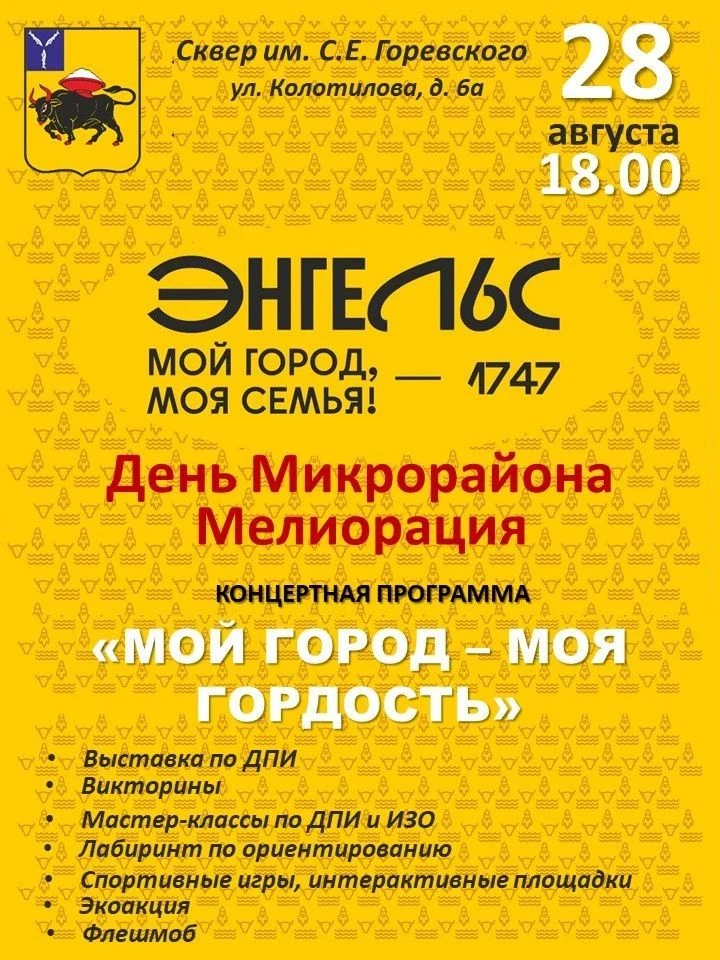 ПРИГЛАШАЕМ ВАС НА ДЕНЬ МИКРОРАЙОНА!