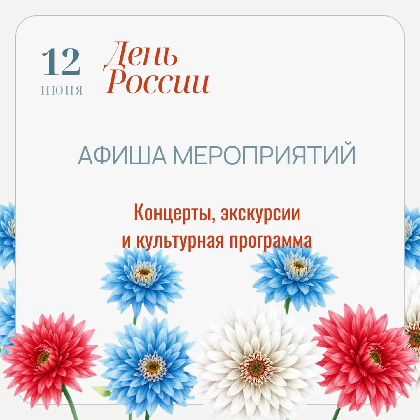 Концерты, экскурсии и культурная программа