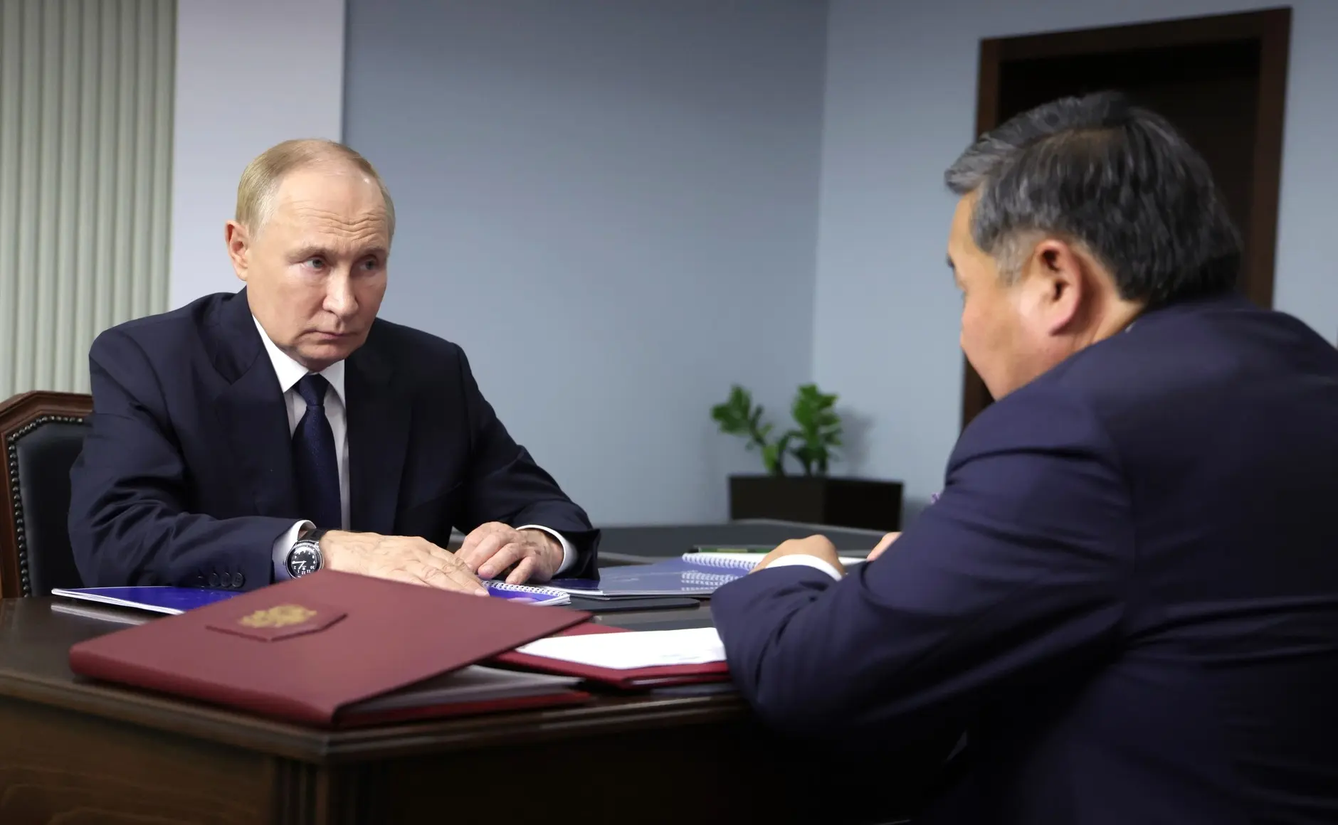 22 мая 2026 г. состоялась рабочая встреча Владимира Путина с главой Республики Тыва Вла...