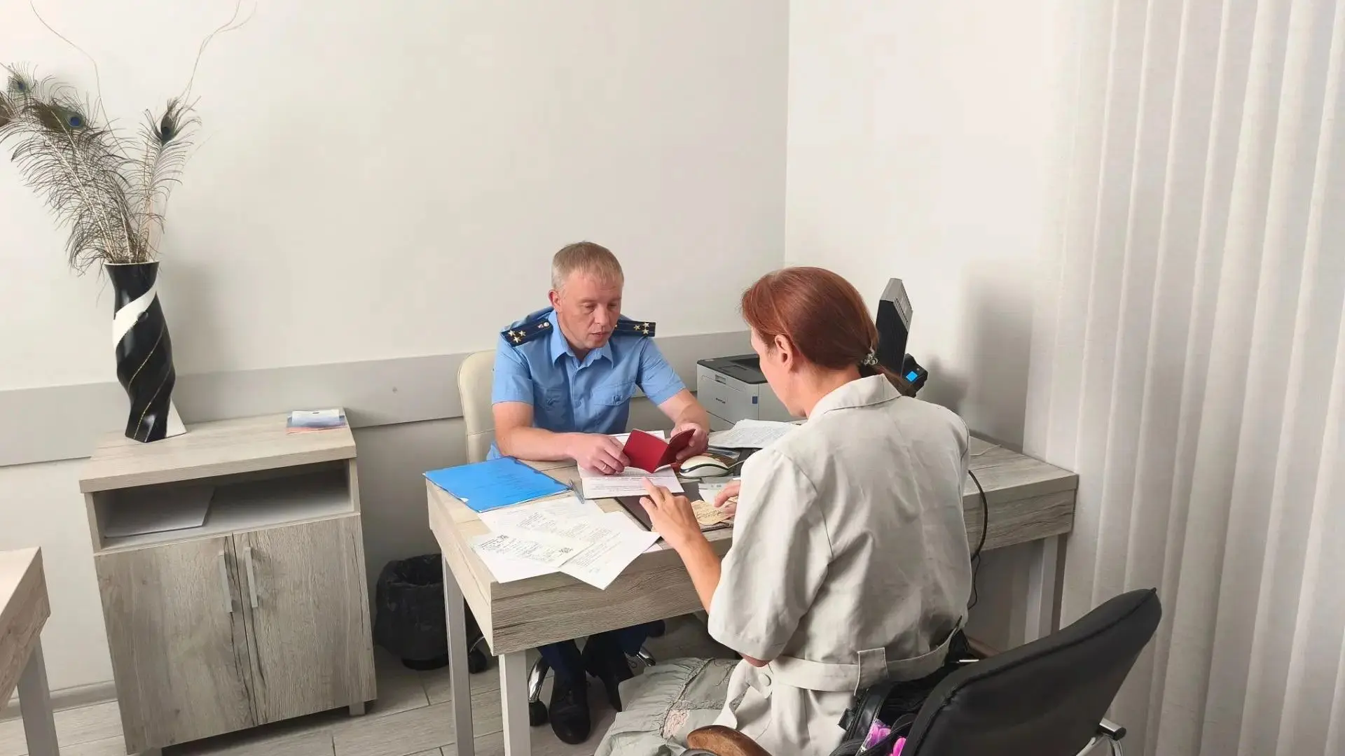 В Центре социальной реабилитации инвалидов и ветеранов боевых действий прокурор Октябрь...