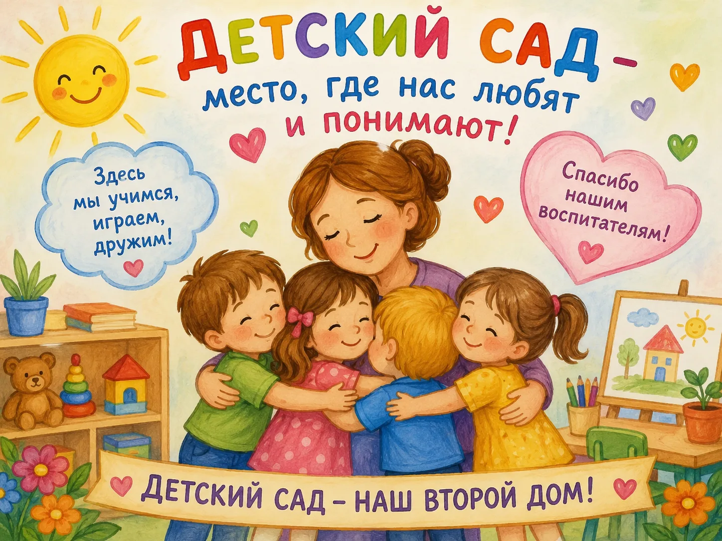 Плакат на 4 листа а4