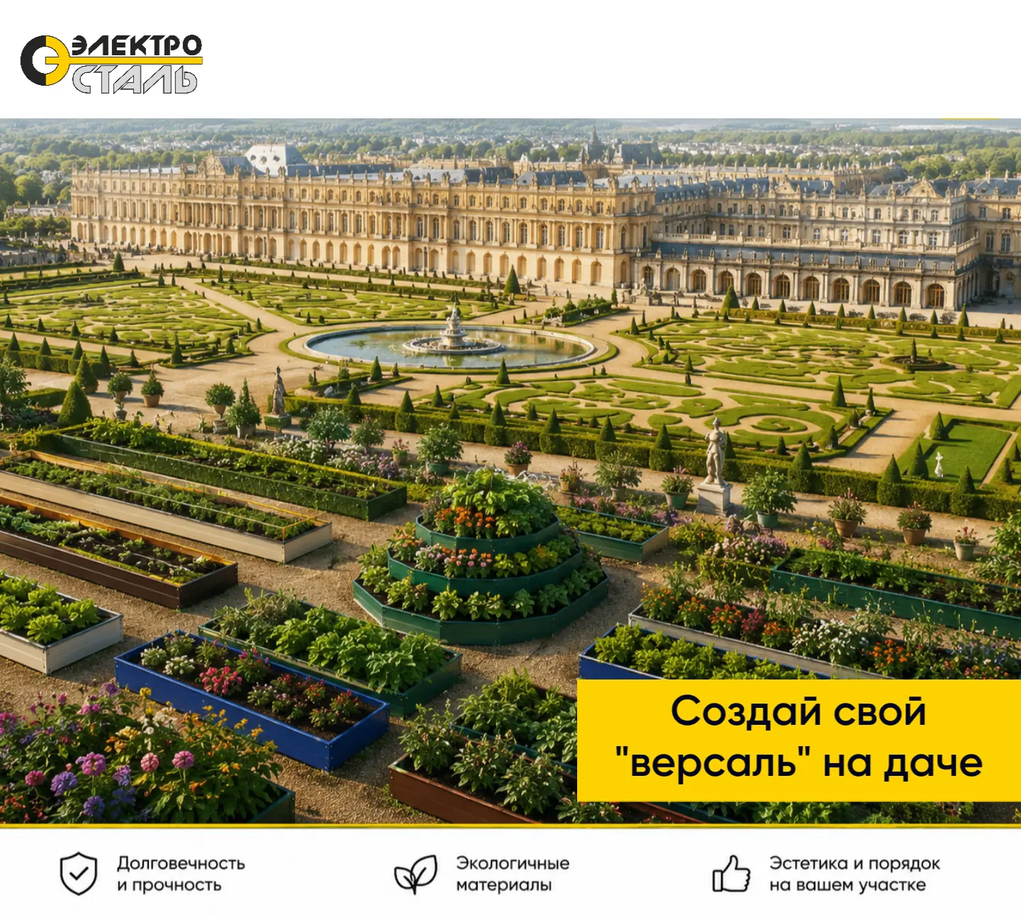 Как превратить дачу в “Версаль” без лишних затрат😉