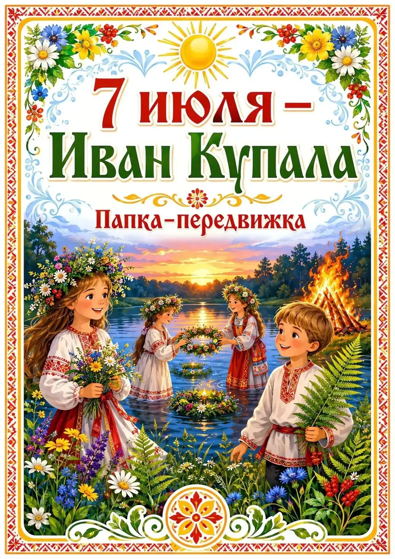 #ДеньИванаКупалы #НародныеТрадиции #ШкольныеПраздники