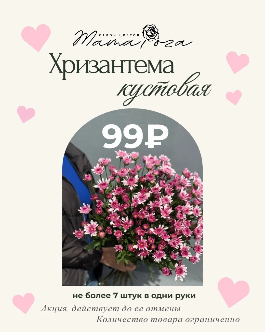 99₽ за ветку кустовой хризантемы 🌼