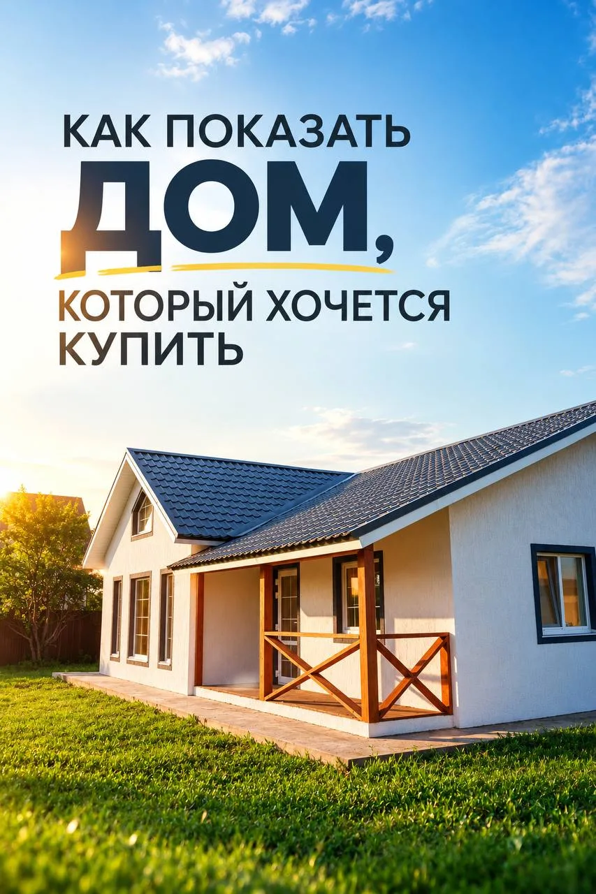 Как показать дом, который хочется купить?