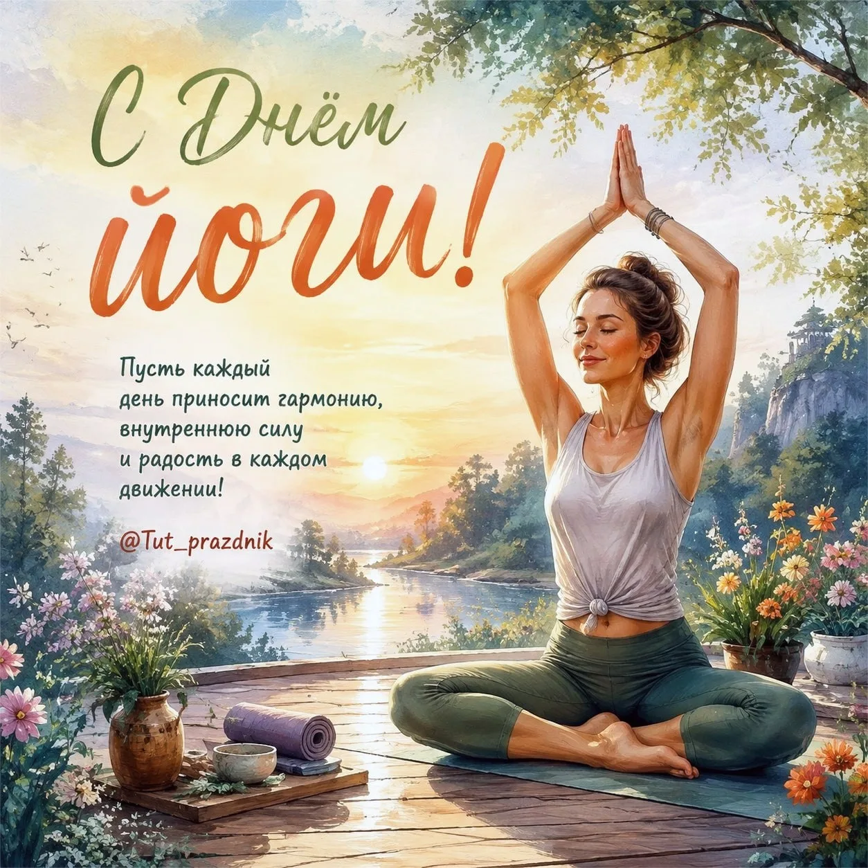 🧘‍♀️✨ 13 сентября — День йоги в России ✨🧘‍♂️
