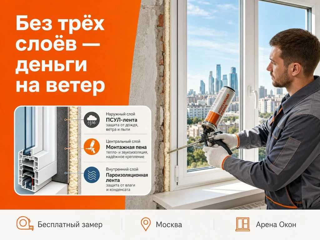 Почему «тёплый монтаж» без трёх слоёв — деньги на ветер? Объясняем за минуту.