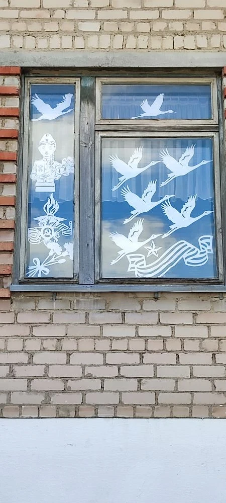 🌟 9 «А» участвует в акции «Окно Победы»! 🌟                                           ...