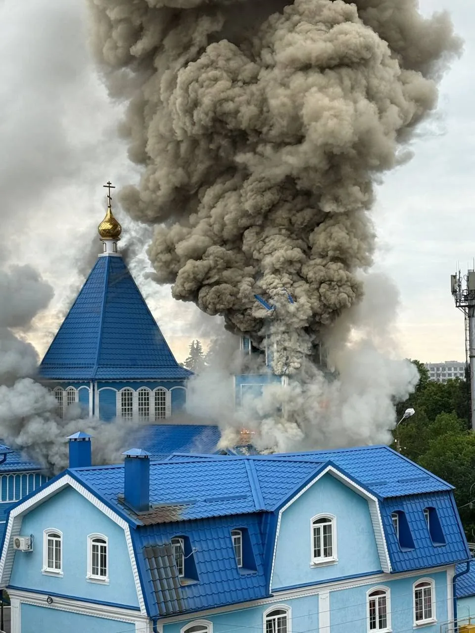 Инициативная группа восстановит храм в Ессентуках, пострадавший при пожаре