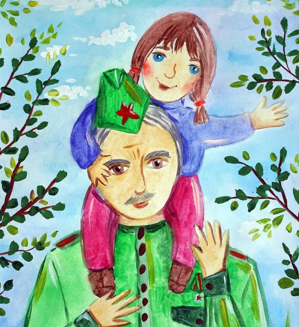 Идея для рисунков на 9 мая  ❤ — если понравилась идея   Поделки