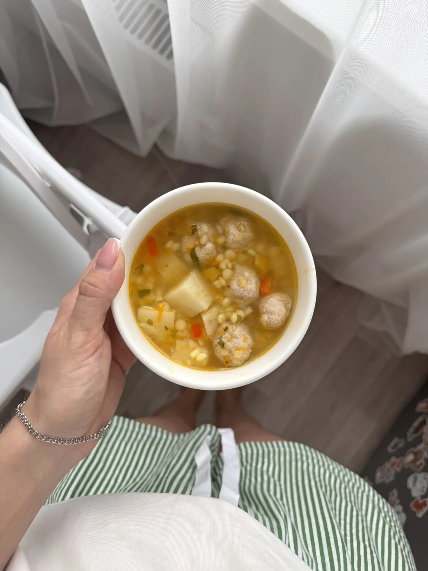 — суп с птитимом и красной чечевицей 🍜