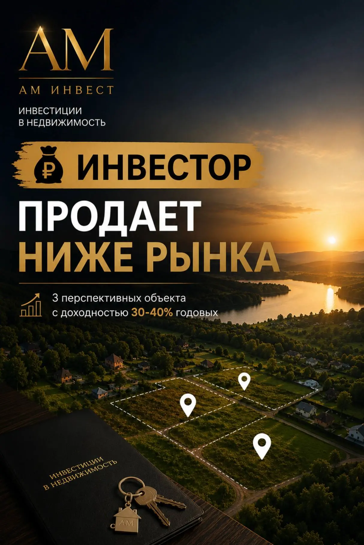 💰Переуступка инвест-объектов ниже рынка

Иногда инвесторы продают активы не потому, что объект плох