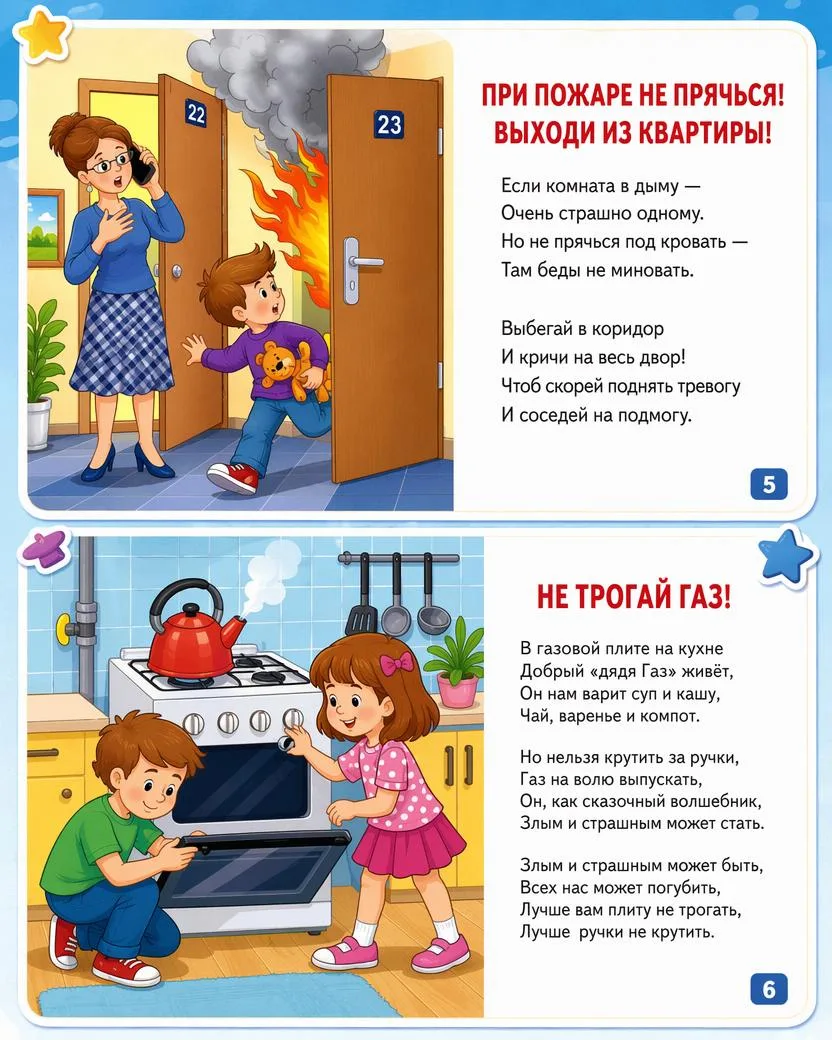 Важные правила безопасности для школьников — простыми словами и в картинках.