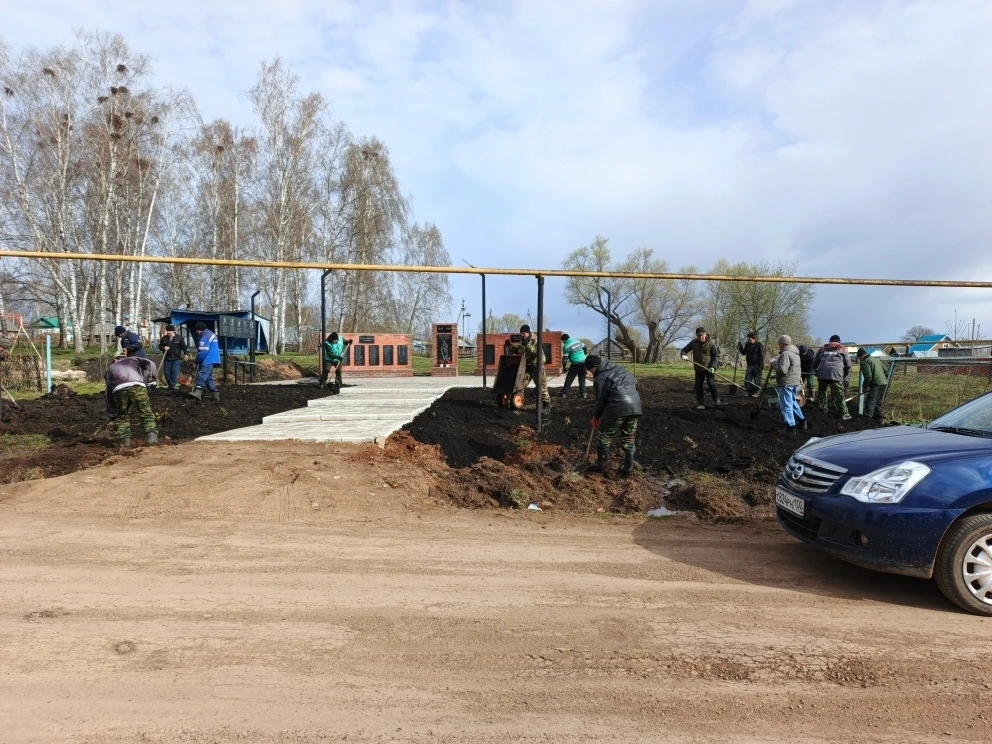 "День чистоты" 29.04.2026 г.
В преддверии Дня Победы провели работы по благоустройству территории но