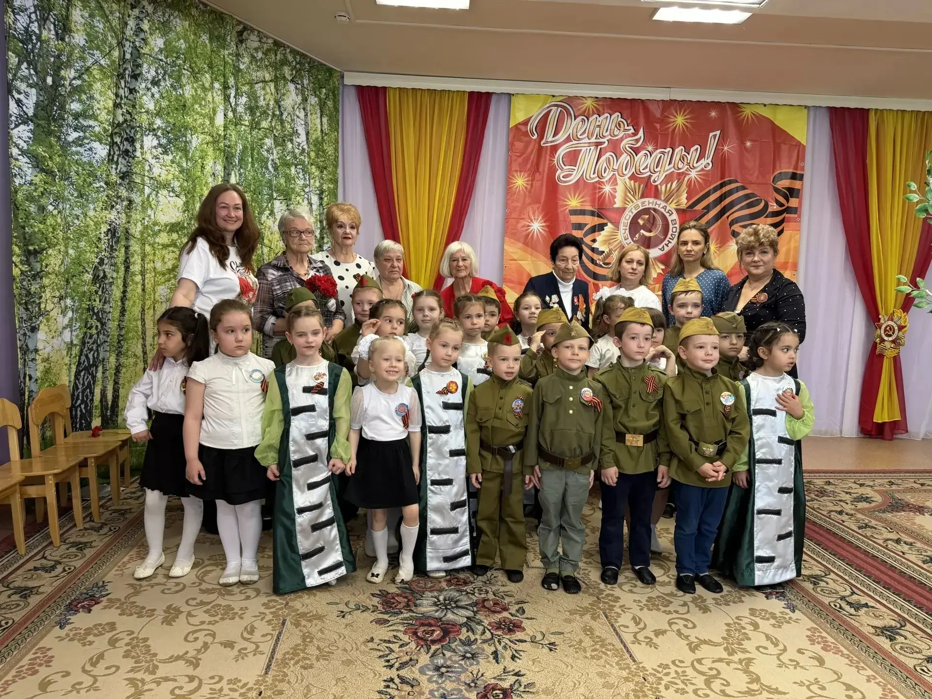 В преддверии великого праздника Дня Победы в корпусе «Сказка» дошкольного отделения прошло мероприят