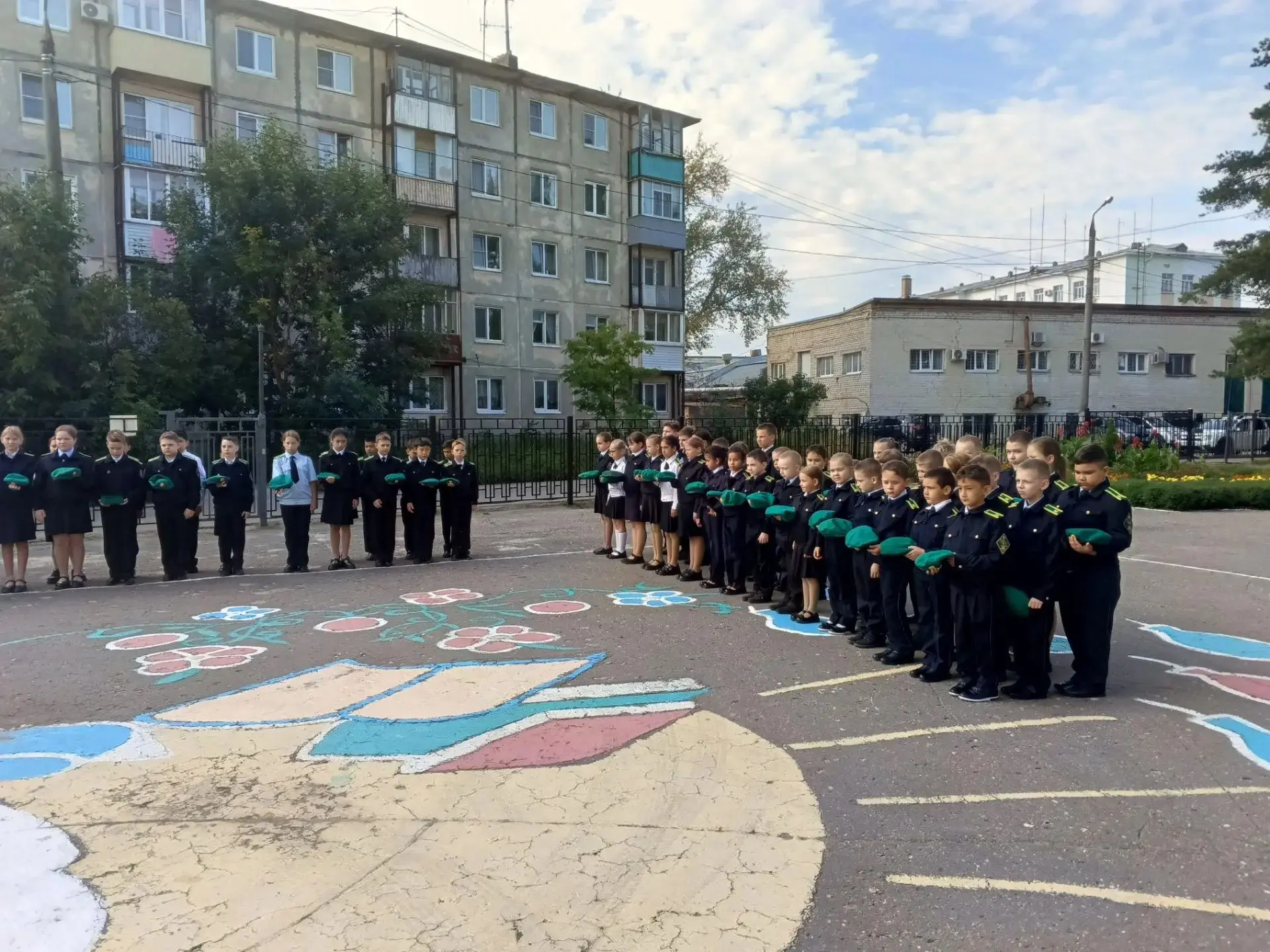 3 сентября состоялся первый кадетский развод.