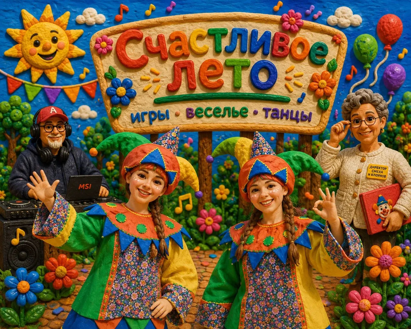 Праздник детства и семейного тепла: в Сквере семейного отдыха прошли весёлые игры для ю...