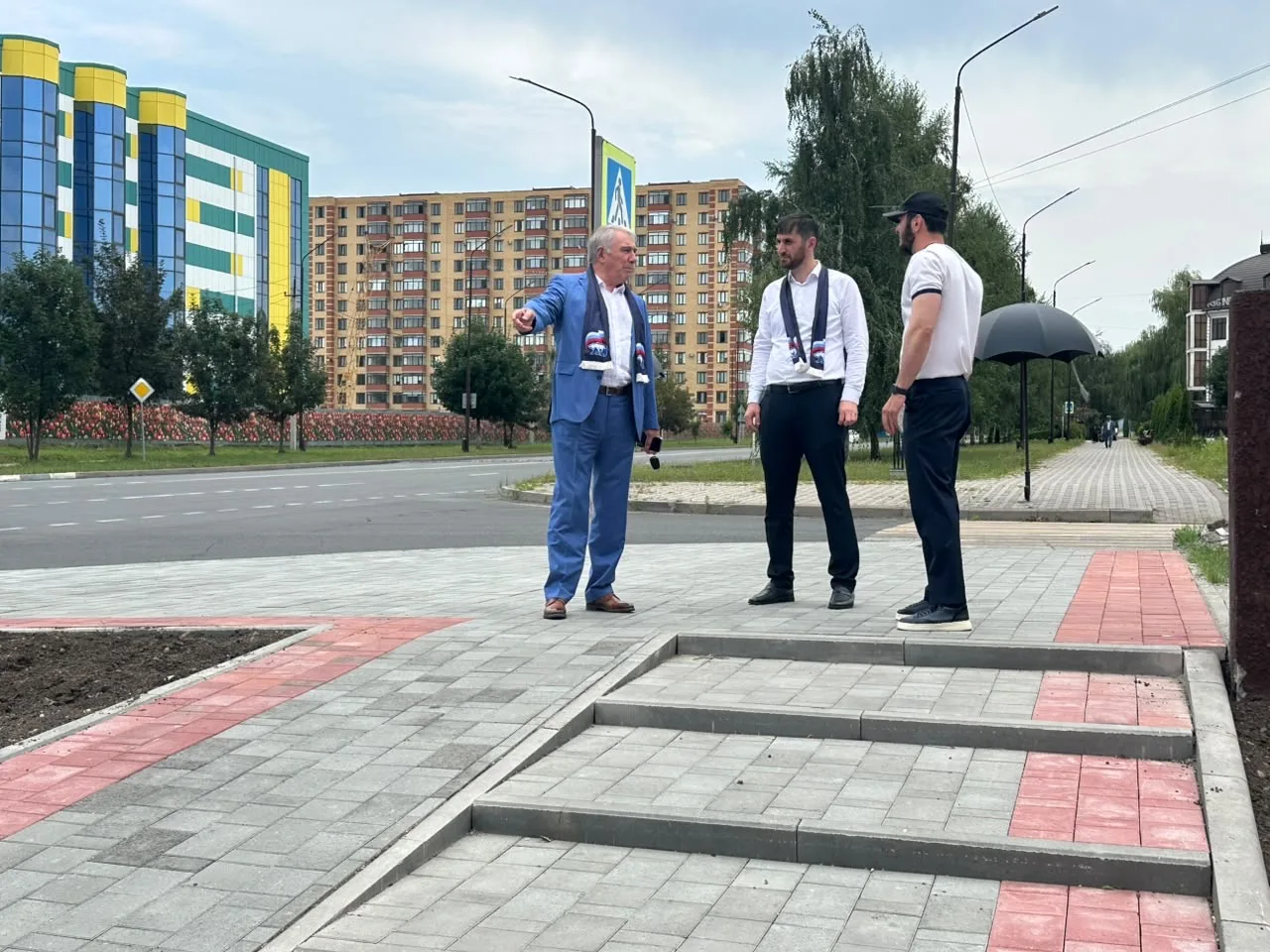 ✔️Пандус - не формальность: в Магасе проверили доступность жилой среды