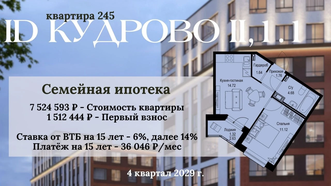 Семейная ипотека под ставку 6%