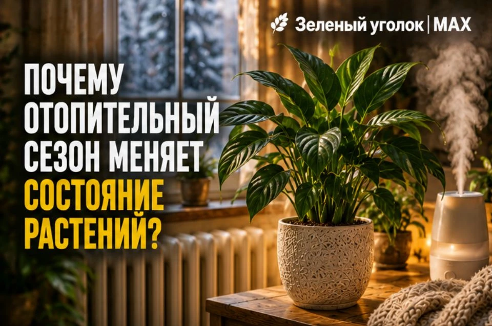 🔥 ПОЧЕМУ ОТОПИТЕЛЬНЫЙ СЕЗОН МЕНЯЕТ СОСТОЯНИЕ РАСТЕНИЙ?