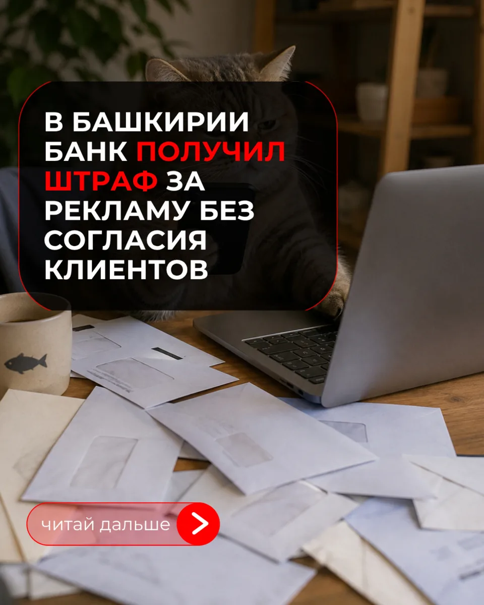 Банк оштрафовали за спам жителям Башкирии