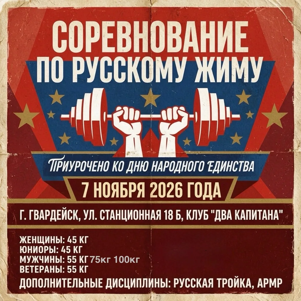 СОРЕВНОВАНИЯ ПО РУССКОМУ ЖИМУ