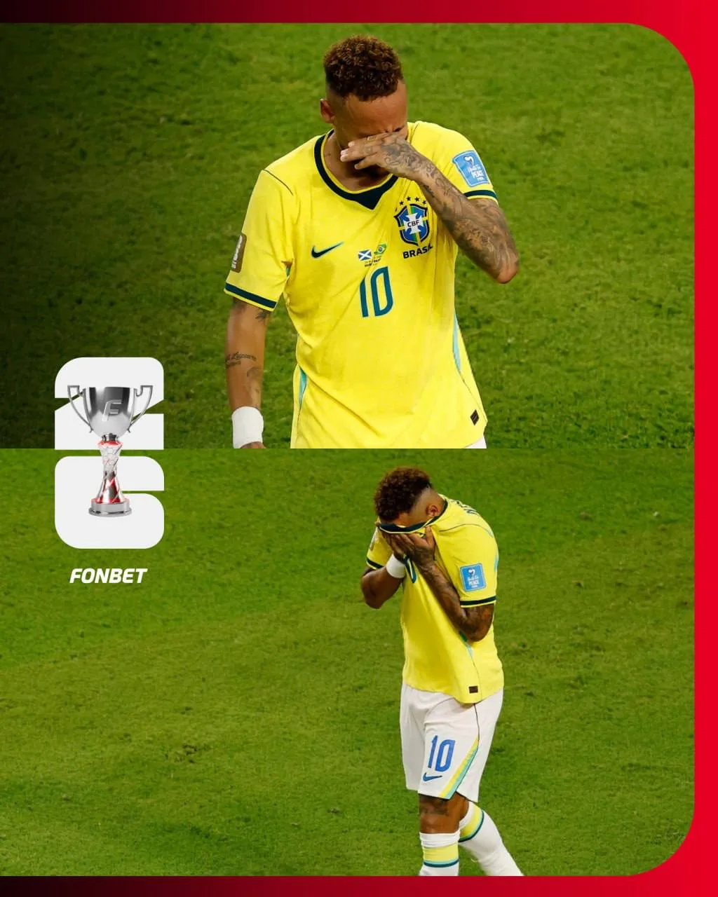 🥹🇧🇷 Неймар не сдержал слез сегодня