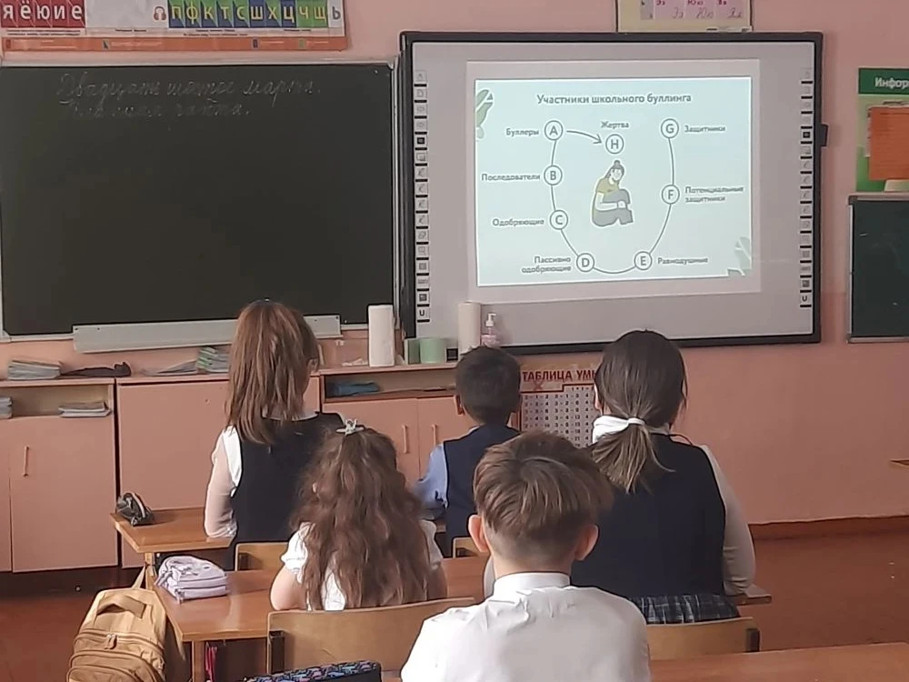 В лицее прошли классные часы по профилактике травли.  ⚠️В рамках городской операции "Осторожно, трав