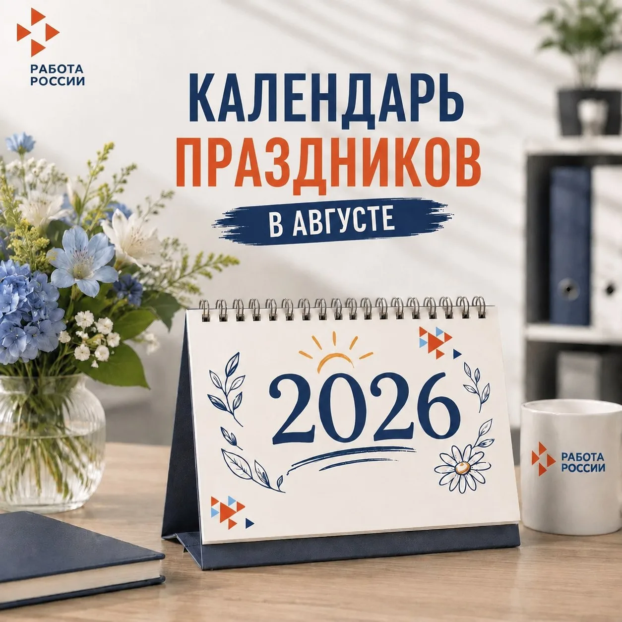 📆Публикуем традиционный календарь профессиональных праздников в августе 2026 года: