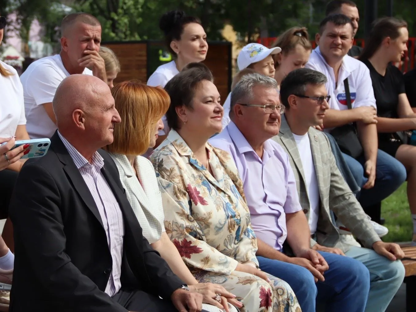 👫В парке Молодёжи прошёл спортивный марафон «Сила России». Он был организован активистами курского 
