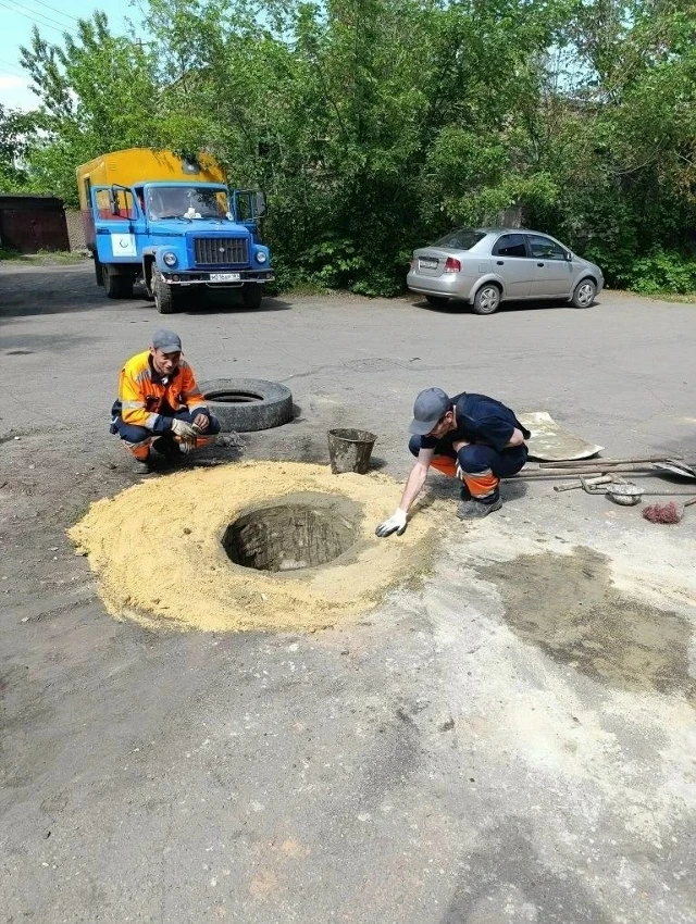 Аварийная бригада из Башкортостана, работающая в Красном Луче в круглосуточном режиме, продолжает по