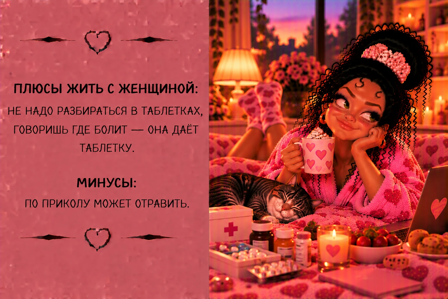 Барышня в халате | Психология с юмором