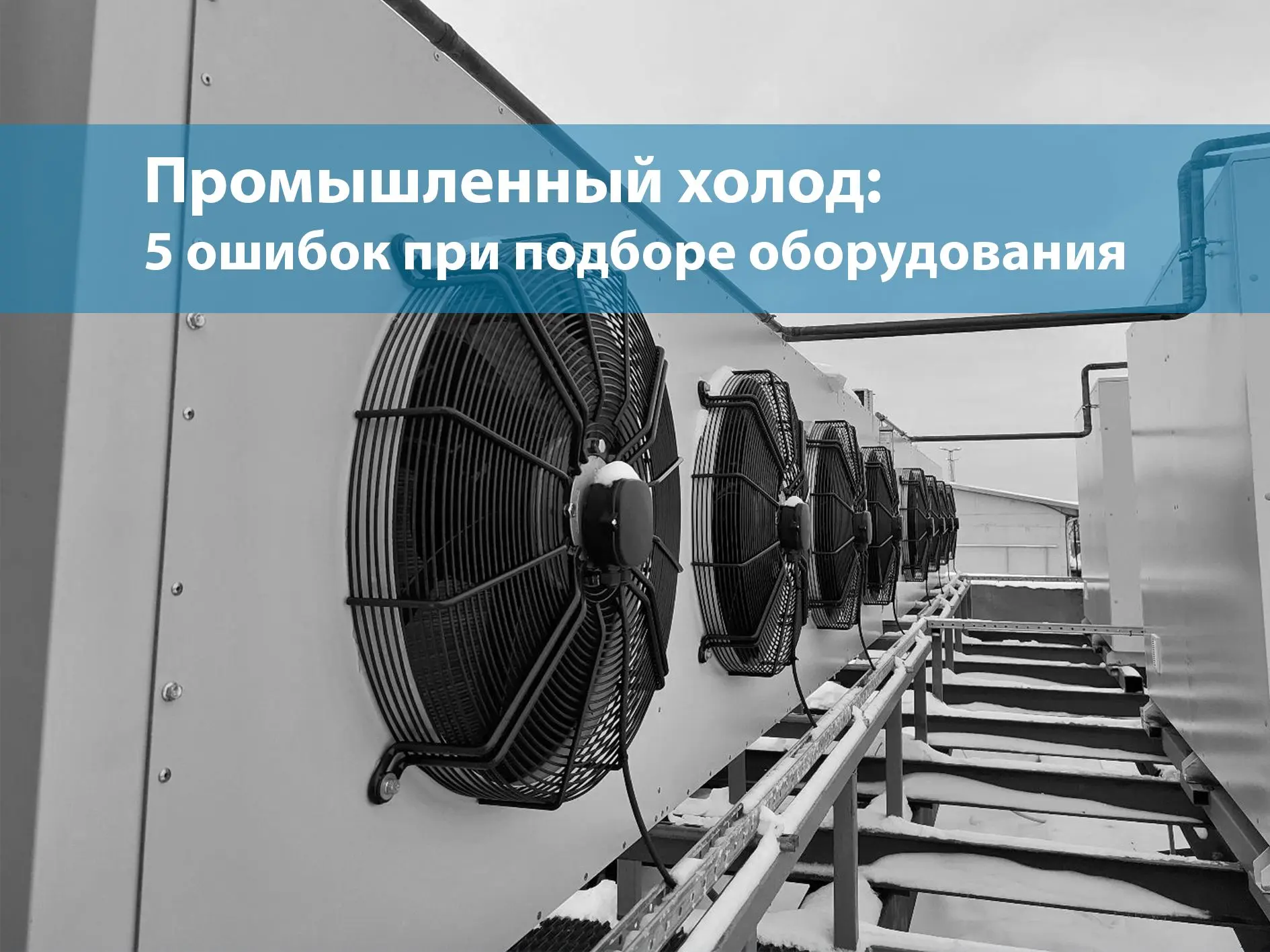 Промышленный холод — это не просто «купить оборудование и поставить».