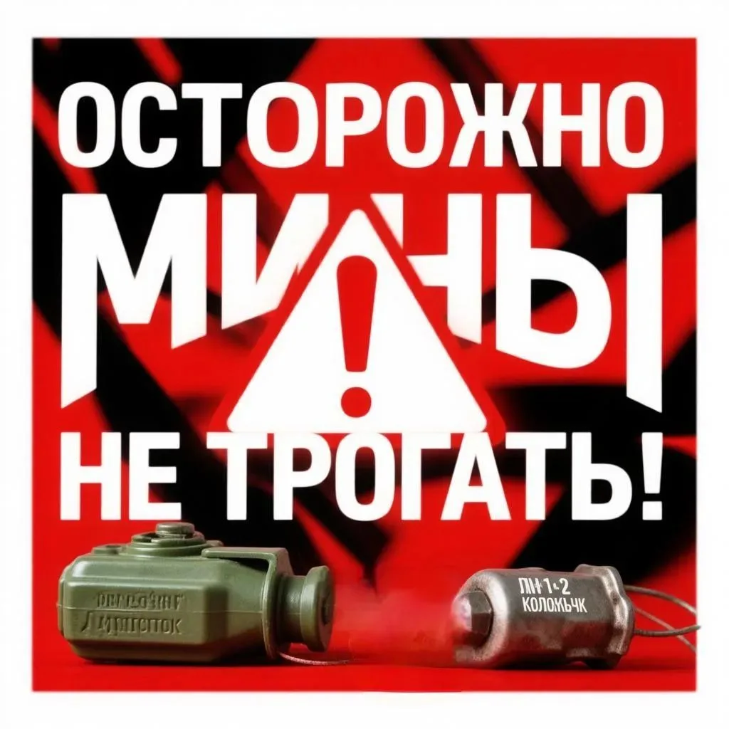 Памятка: Осторожно, мины!