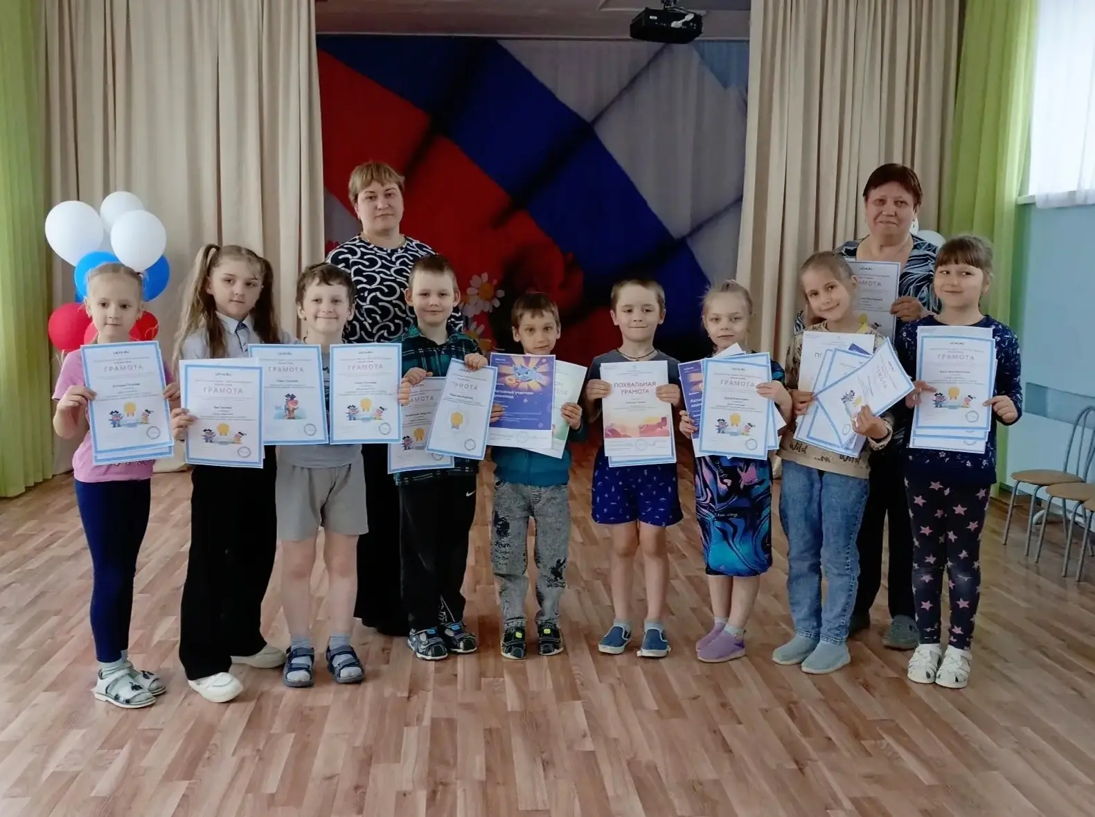 Воспитанники подготовительной группы продолжают активно участвовать в различных марафон...