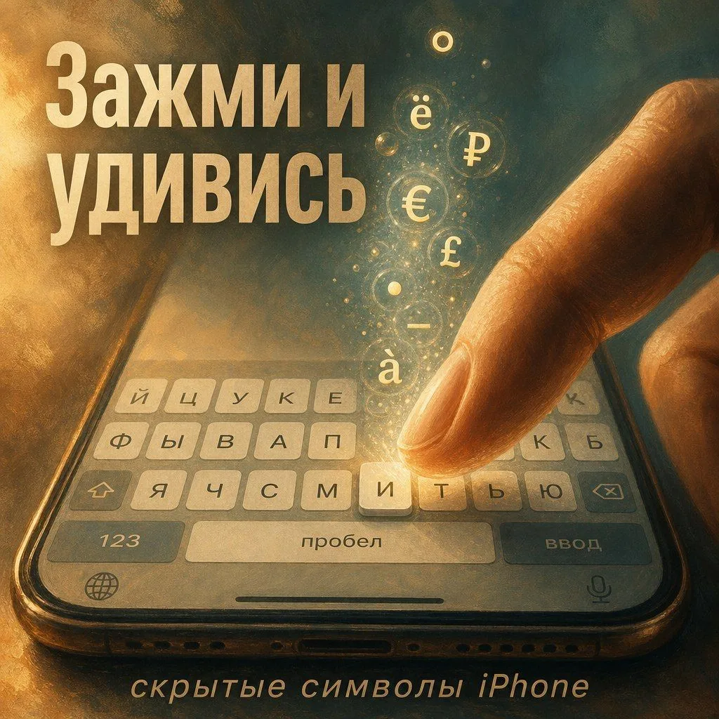 Быстрый набор градуса и валюты на iPhone

Зажми клавишу «0» на клавиатуре iPhone и увидишь символ гр