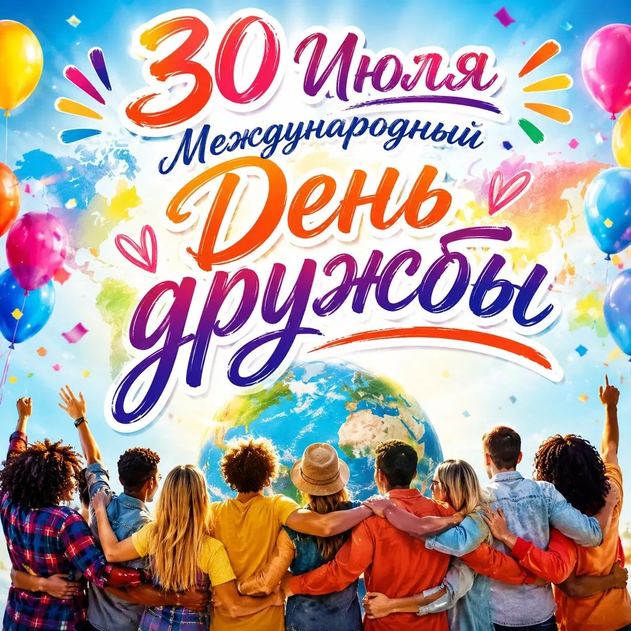 🎉 С Международным днём дружбы! 🎉Друзья — это маленькие чудеса в нашей повседневной жи...