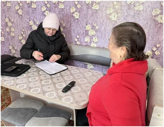 Специалистом МБУ «КЦСОН Пензенского района»и  специалистом ГКУ Пензенской области «Ресу...