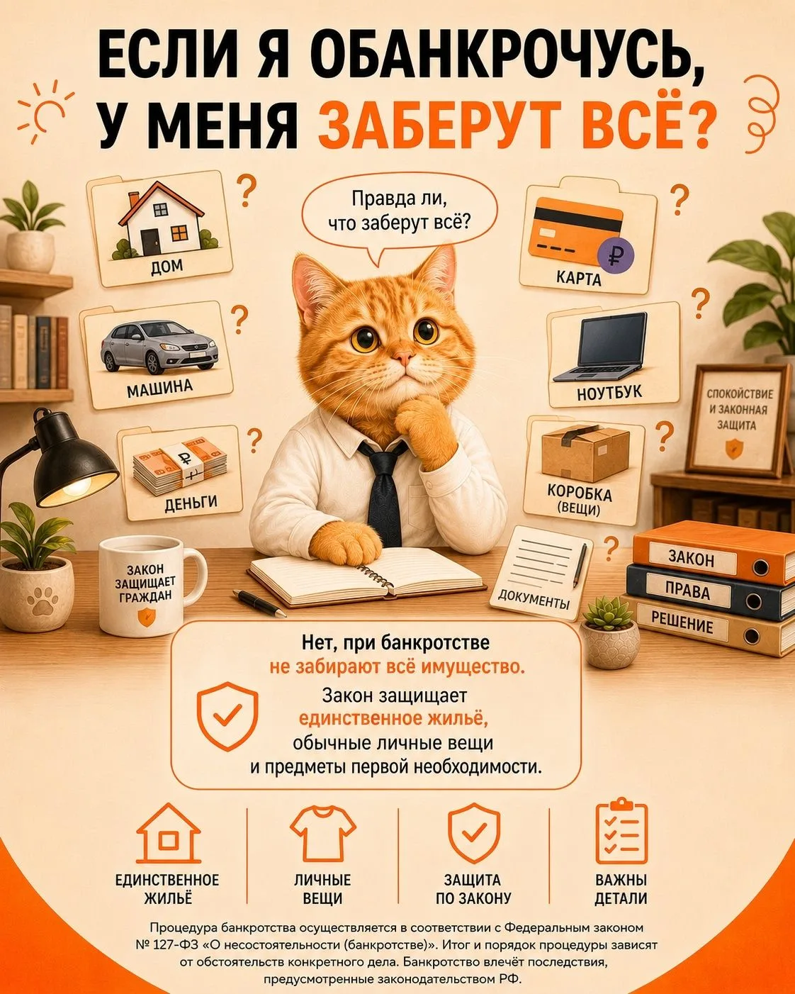 Три страха о банкротстве, которые мешают принять решение