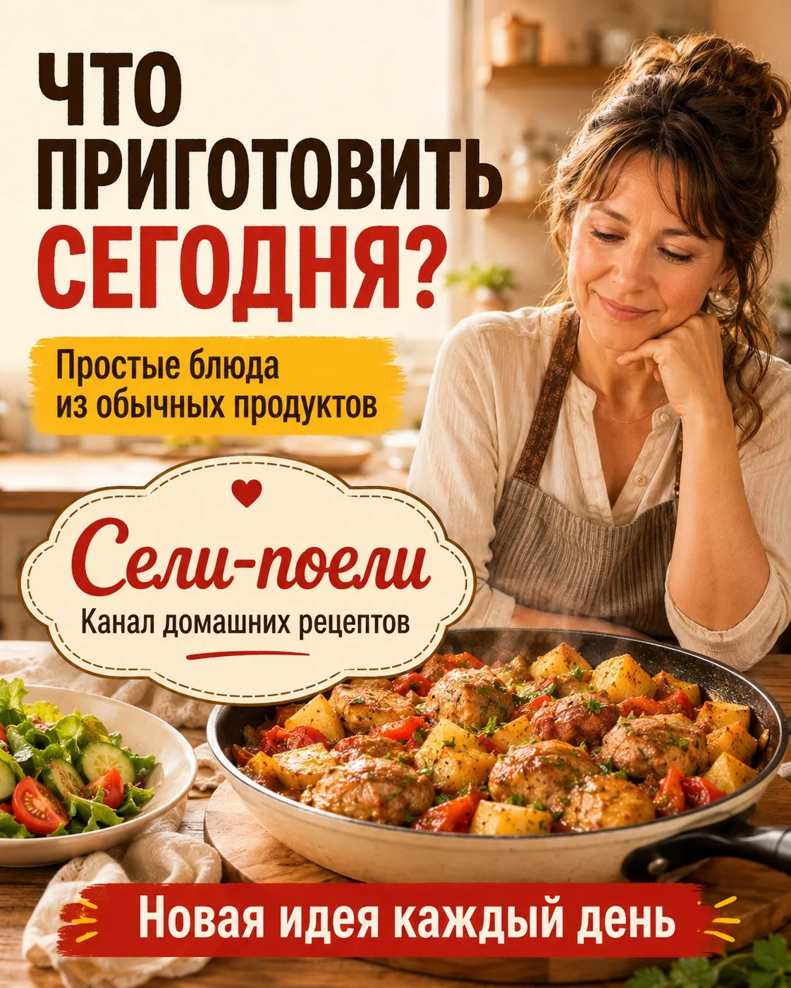 Каждый день один и тот же вопрос: «Что приготовить сегодня?»