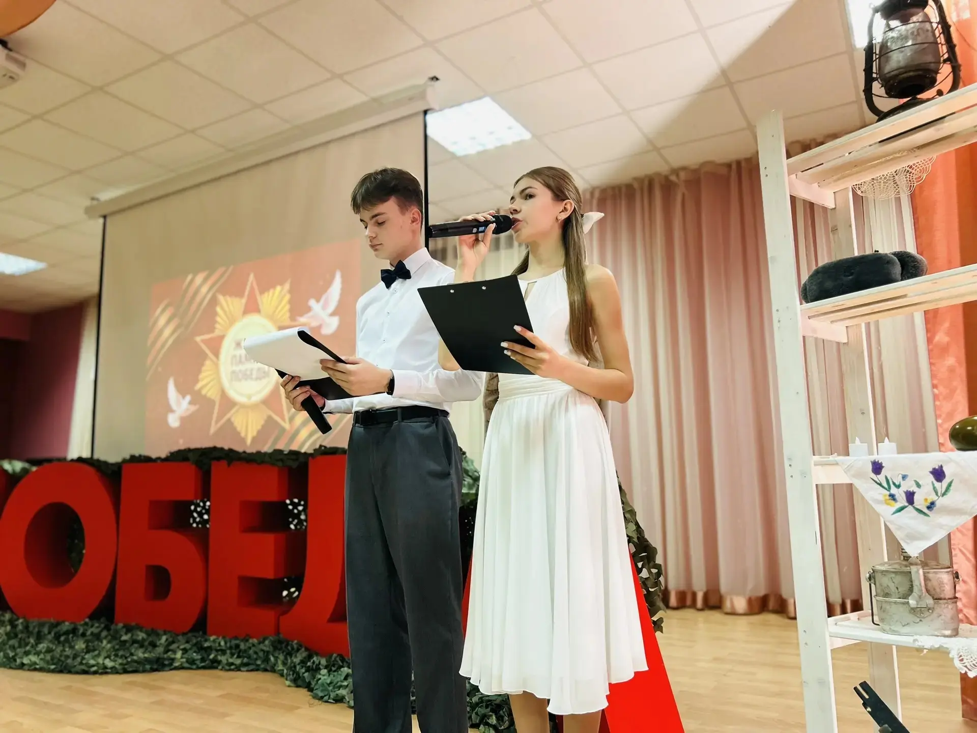 💥ЖИВАЯ ПАМЯТЬ ПОБЕДЫ💥  6⃣ мая 2026 года в школе прошло особенное, трогательное мероприятие — балл‑ко
