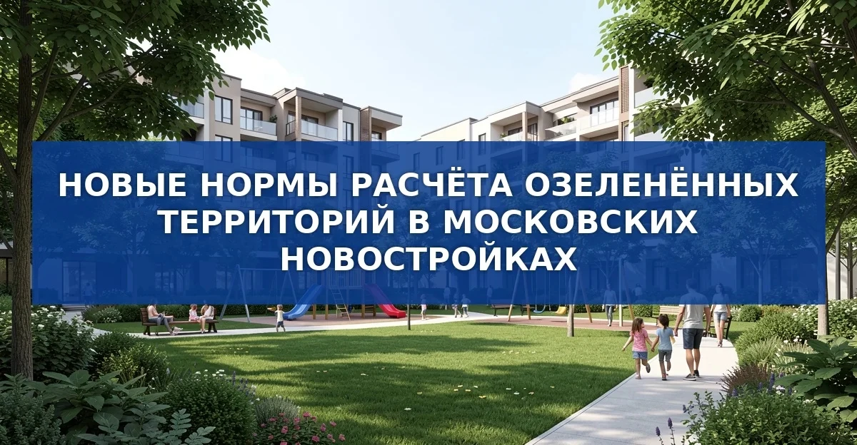 Новые нормы озеленения дворов новостроек в Москве