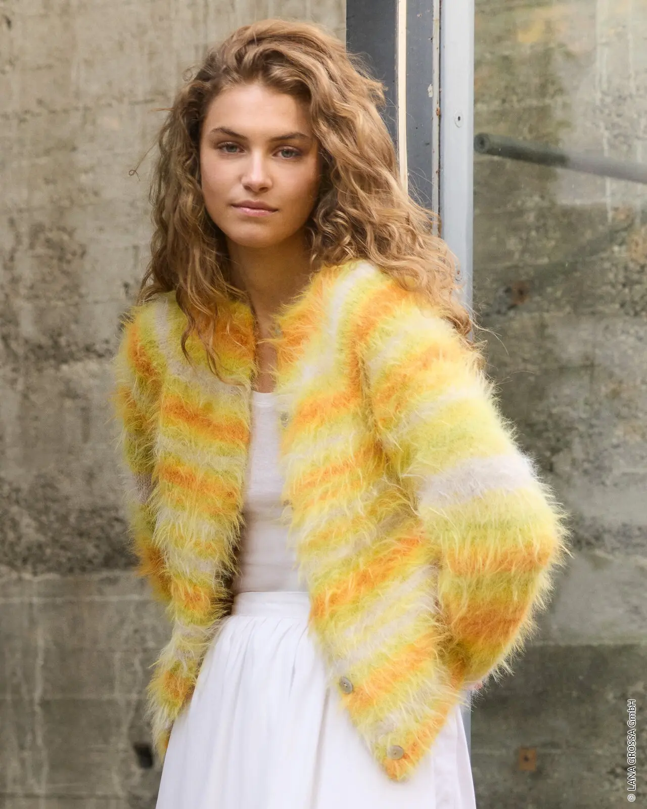 ☀️ Жакет — модель №10 из Lana Grossa Lookbook 20