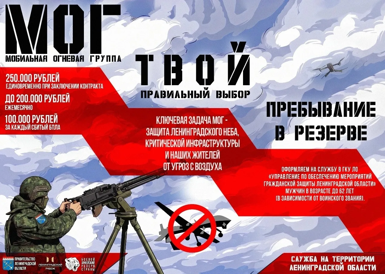 Защити небо Ленинградской области.