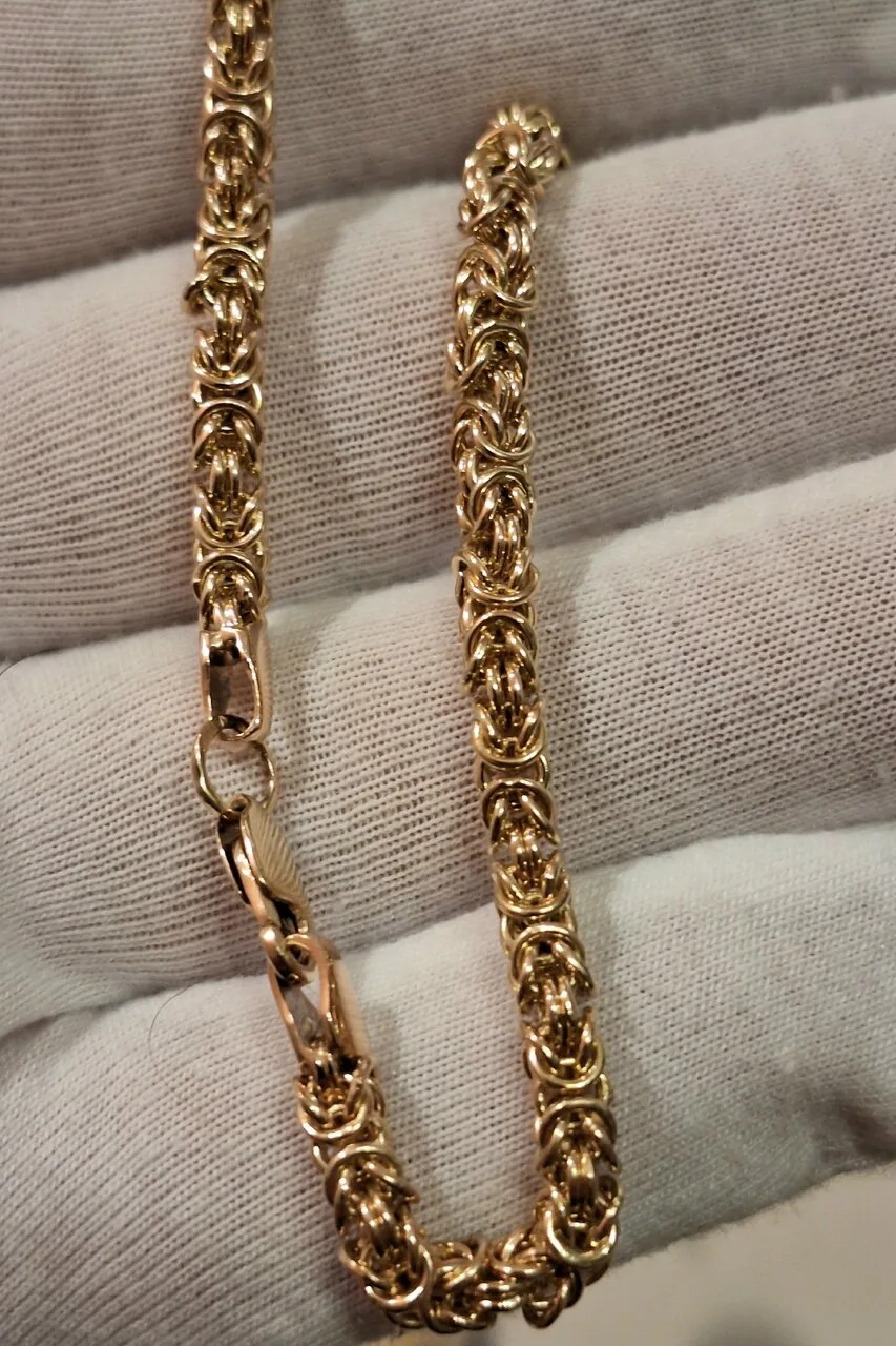Продам золотой браслет, новый, 585 проба, длина 22 см, Донецк, 137 т. р.