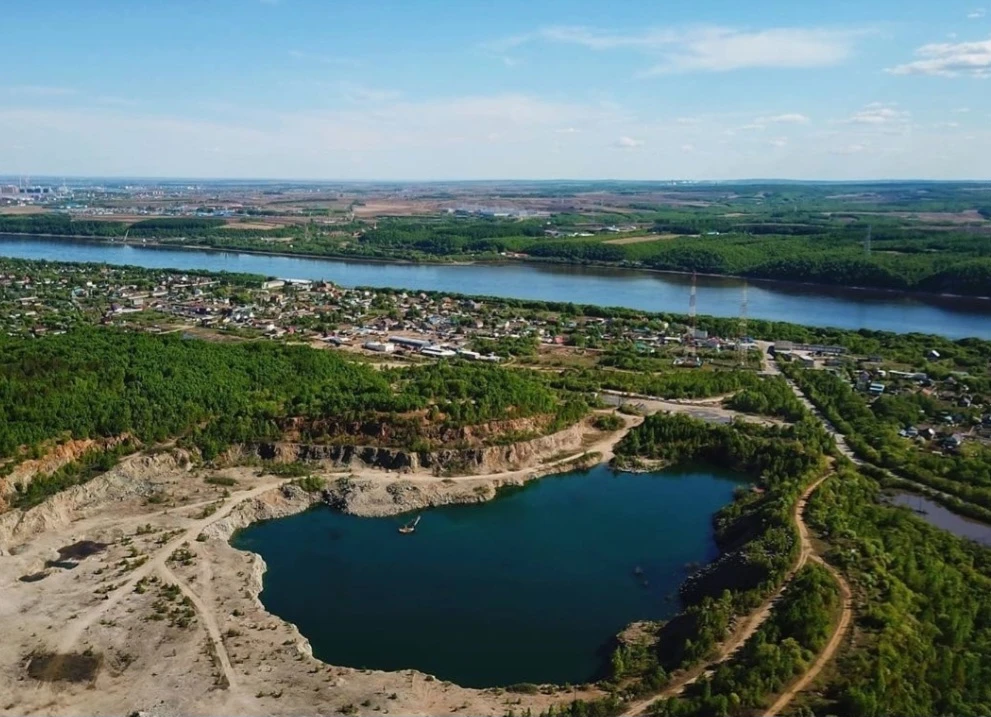 Каменный карьер в окрестностях Благовещенска 🏞️