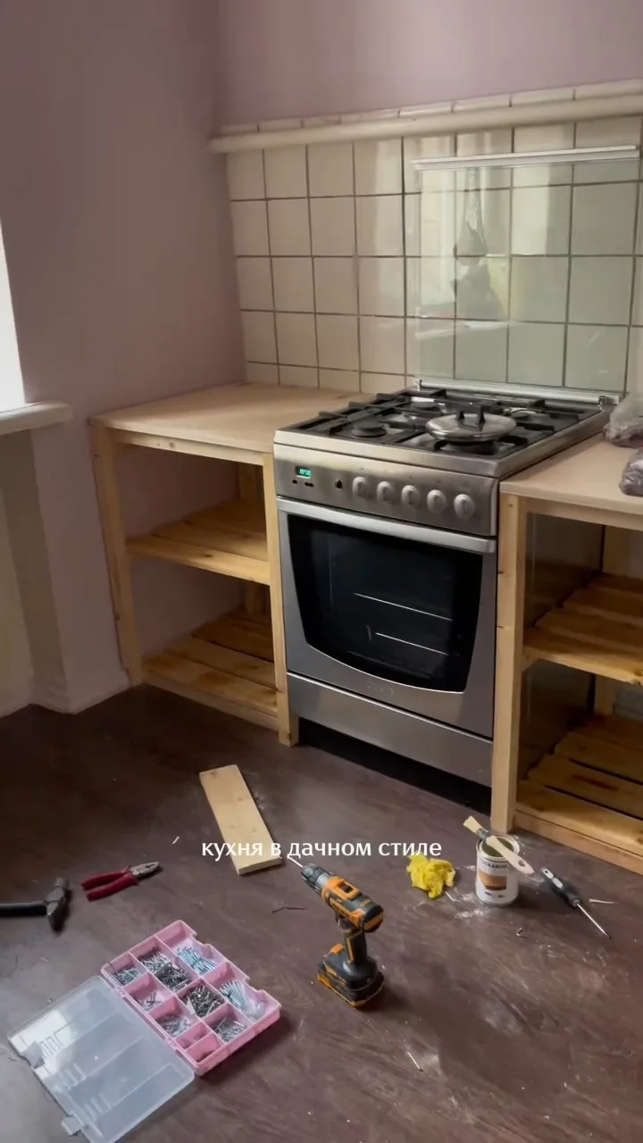 Кухня в дачном стиле