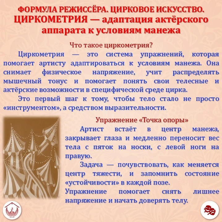 📢Что такое циркометрия и почему манеж — это не просто сцена? О секретах циркового искусства узнайте