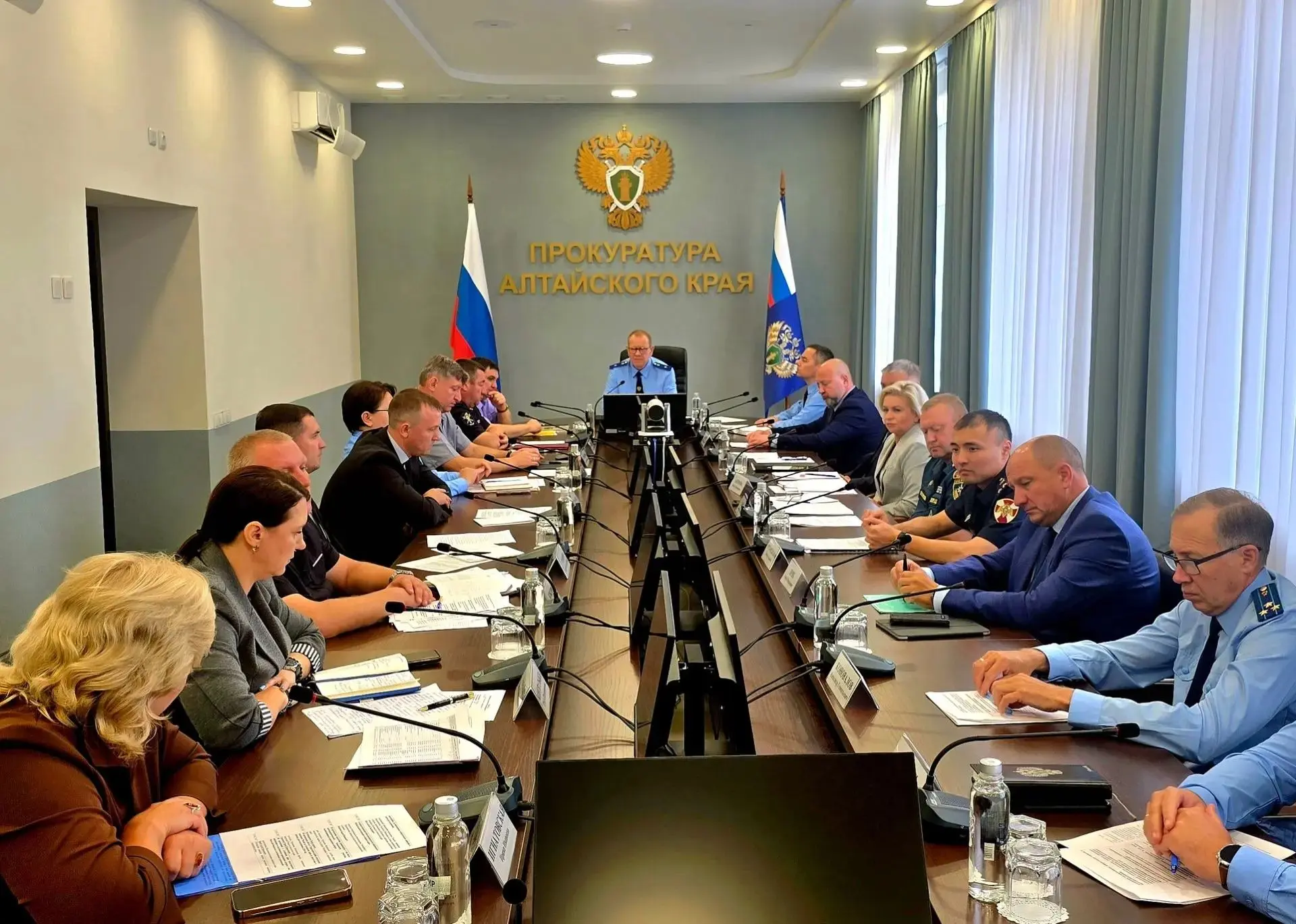 🇷🇺Под председательством прокурора Алтайского края Николая Рябова состоялось совещание...